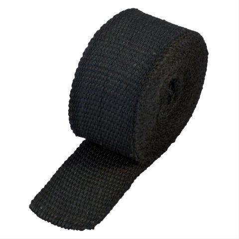 Heatshield Products Black Exhaust Wrap 322015 and Header Wrap, 1200 degrees F, Black, Fiberglass Composite, 2.0 in. Width, 15 ft. Length, Each
