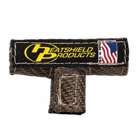 Heatshield Products Heat Sleeves 281028 – Tee connector heat shield 1/2-in id Lava – Utili-Shield