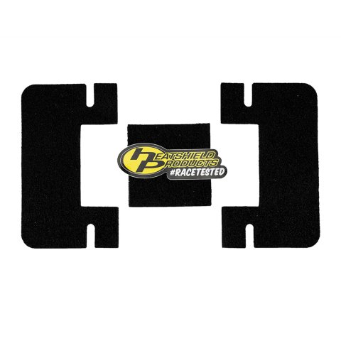 Heatshield Products License Plate Shields 040064 Sound Deadening mat LP Shield is a protective scratch barrier between the license plate and a car’s body, and eliminates vibration. Fits all US, MX, a