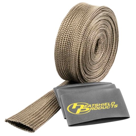 Heatshield Products Lava Hot Rod Sleeves 207010 Heat shield sleeve 1 id x 10 ft Roll- Sleeve includes 4 heat shrink and keeps components protected from heat, rated for 1100F.