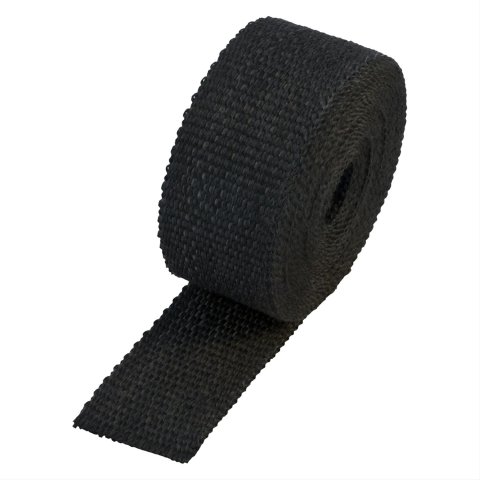 Heatshield Products Black Exhaust Wrap 322025 and Header Wrap, 1200 degrees F, Black, Fiberglass Composite, 2.0 in. Width, 25 ft. Length, Each