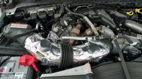 Heatshield Products Air Intake Kits 274403 Cold System 3 in ID X 3ft Sleeve and air box shield kit . Rated for 1100F radiant