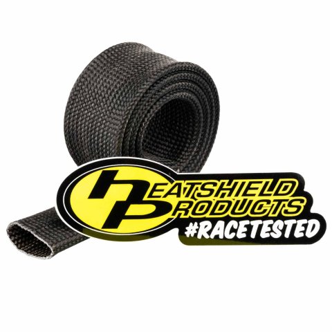 Heatshield Products Hot Rod Sleeves 204010 Heat Sleeve, Sleeve, Slip-on, Black, 3/4 in. Diameter, 2 ft. Length, Each