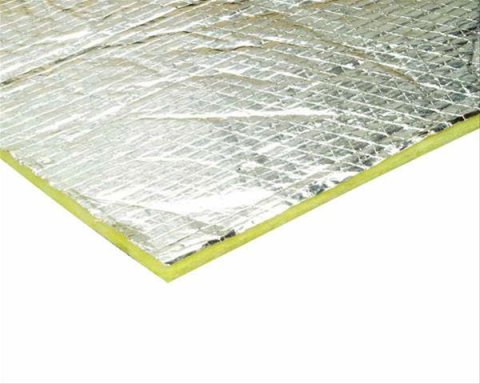 Thermo-Tec Cool-It Insulating Mats 14110 Heat/Sound Barrier, Mat, Silica Blanketing, Foil Facing, 48 in. x 48 in., Each