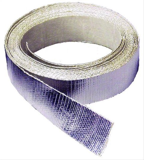 Thermo-Tec Thermo-Shield Tape 13995 Heat Tape, Thermo Shield, Aluminized, Silver, 2 in. x 50 ft., Self-Adhesive, Each