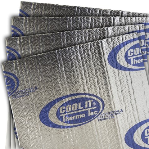 Thermo-Tec Acoustical and Heat Control Mats 14630 Mat, Suppressor, Sound, Front Door/Rear Door, 12 in. x 12 in., 12 in. x 24 in., 1/16 in. Thick, Self-Adhesive, Kit