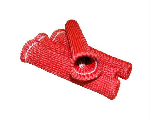 Thermo-Tec Cool-It Plug Wire Sleeves 14261 Spark Boot Protector, Sleeves, 6 in., Red, Set of 4