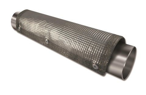 Thermo-Tec Stainless Steel Clamp-On Heat Shields 11675 Shield, Exhaust, Clamp-On, Steel, Natural, 12 in. Length, 3 in. Tubing Diameter, Each