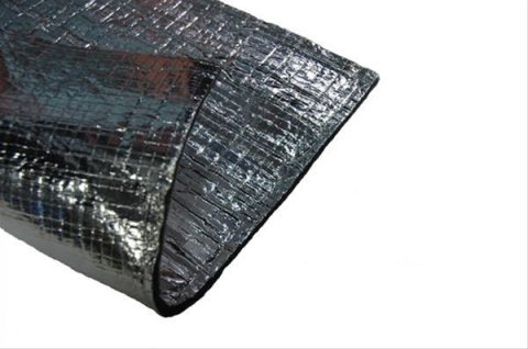 Thermo-Tec Thermo-Guard FR Heat Shields 14125 Sound Barrier, Thermo Guard FR, Polyester Fiber Felt, Double-Sided Foil Facing, 48 in. x 72 in., Each