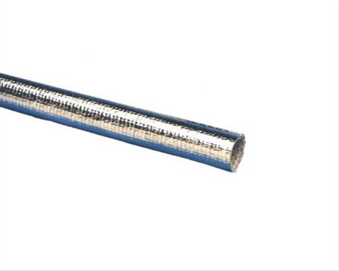 Thermo-Tec Thermo-Sleeve Protectors 14010 Heat Barrier Shield, Thermo-Sleeve, Silver, Hoses/Wires, 5/8 in. to 1 in., Slide-Over, 3 ft. Length, Each