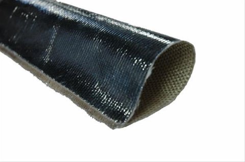 Thermo-Tec Thermo-Sleeve Protectors 14020 Heat Barrier Shield, Thermo-Sleeve, Silver, Hoses/Wires, 1 5/8 in. to 2 in., Slide-Over, 3 ft. Length, Each