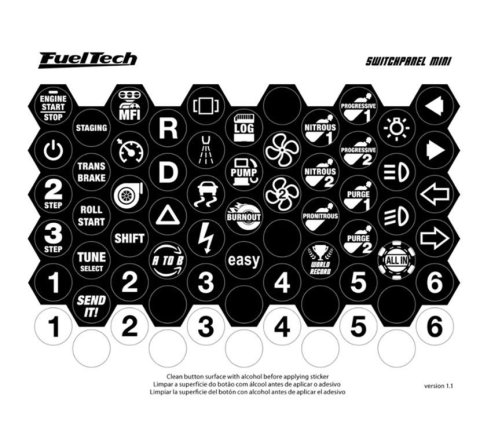 FuelTech SwitchPanel Mini 5022100301 SWITCHPANEL-5 MINI