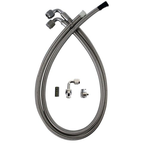 Detroit Speed Inc Power Steering Hoses and Lines 091304DS PS HOSE KIT, DSE C2/C3 RACK & PINION