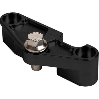 Detroit Speed Alternator Relocation Brackets for 1964-1970 MUSTANG - 060436DS Bracket, Relocation, Coyote, 5.0L, Billet Aluminum, Black, Each