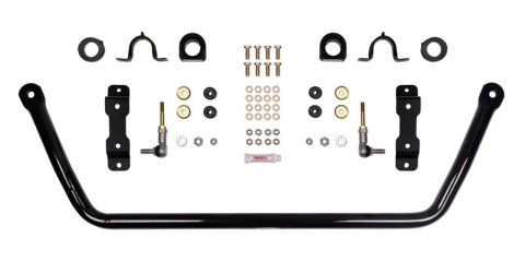 Detroit Speed Sway Bars 031419DS Bar, Front, Hollow, Steel, Black Powdercoated, 1.438 in. Diameter, Chevrolet, GMC, Kit
