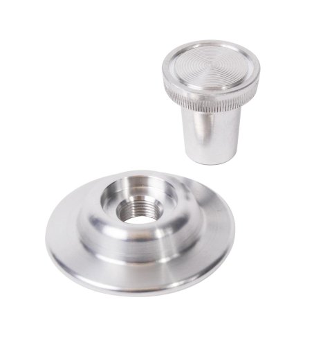 Detroit Speed Billet Aluminum Headlight Knobs for 1966 CHEVY II - 121504 Dash Knob, Type, Aluminum, Natural, Chevy, Each