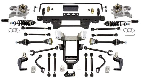 Detroit Speed DECAlink Rear Suspension Kits for 1963-1982 CORVETTE - 041740-SRDS Packages, Kits, Adjustable Coilover with Reservoir, Springs, Sway Bar, Black, Chevrolet, Kit