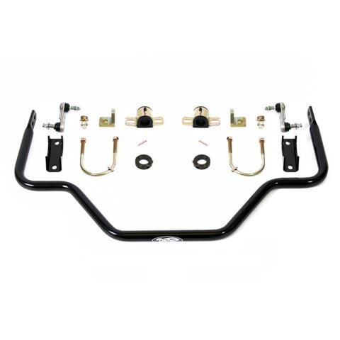 Detroit Speed Tubular Anti-Roll Bars 042202DS Sway Bar, Tubular, Rear, Hollow, Steel, Black Powdercoated, 1.125 in. Diameter, Buick, Chevy, Pontiac, Kit