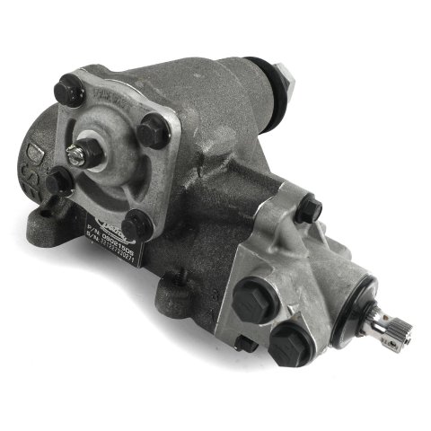 Detroit Speed Power Steering Boxes 090215DS Boxes, Assist, Front Steer, Cast Iron, 12.7:1 Ratio, 3/4 in. 30-spline Input Shaft Spline Size, Buick, Chevy, GMC, Olds, Pontiac, Each