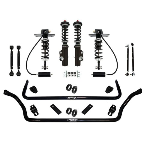Detroit Speed Kit 2 Handling Packages 033025DS Suspension Package, Handling, Coil Springs, Shocks/Struts, Black Powdercoat Sway Bars, Chevy,