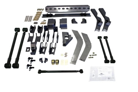 Detroit Speed QUADRALink Rear Suspension Kits 041707DS QuadraLink Suspension, Non-Adjustable Coilovers, Steel, Black, Chevy, Kit