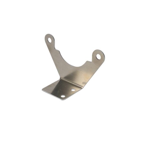 Detroit Speed Proportioning Valve Mounting Brackets 050304DS Brake Bracket, Bear C6 Valve, Aluminum, Natural, Brake Booster Mount, Each