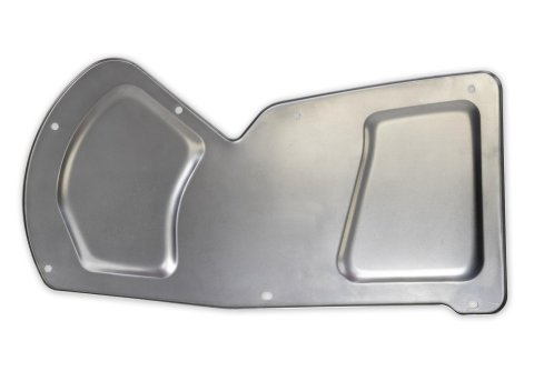 Detroit Speed Heater Delete Plates 010905DS Plate, Steel, Natural, 0.048 in. Thick, Chevy, GMC, Each