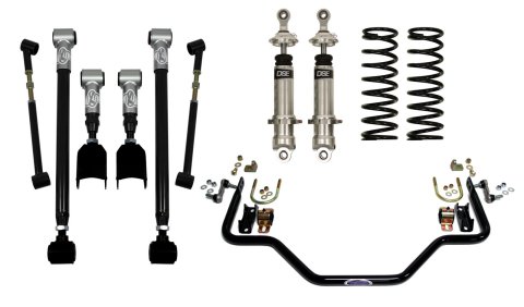 Detroit Speed Rear 3 Kits 041611DS Kit 3, Shocks, Coilover Springs, Trailing Arms, Sway Bar, Buick, Chevy, Olds, Kit