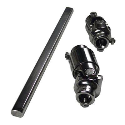 Detroit Speed Inc Steering Shafts 092524PDS INT SHAFT W/VR POLISH SS, 3/4"-36 COLUMN
