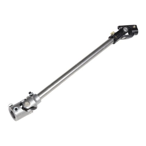 Detroit Speed Steering Shafts 092531DS Shaft, Collapsible, Steel, Natural, Universal Joints, Chevy, GMC, Each