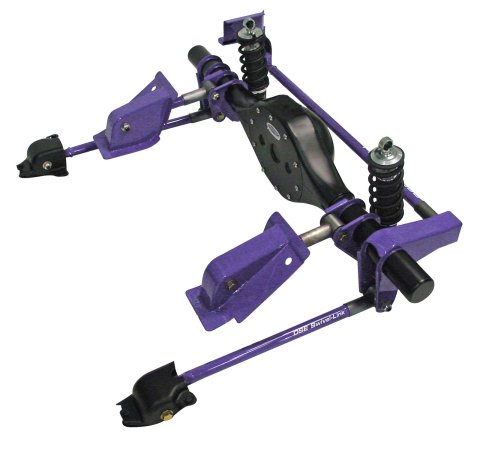Detroit Speed QUADRALink Rear Suspension Kits 041703-SDS QuadraLink Suspension, Single Adjustable Coilovers, Steel, Black Powdercoated, Chevy, Pontiac, Kit