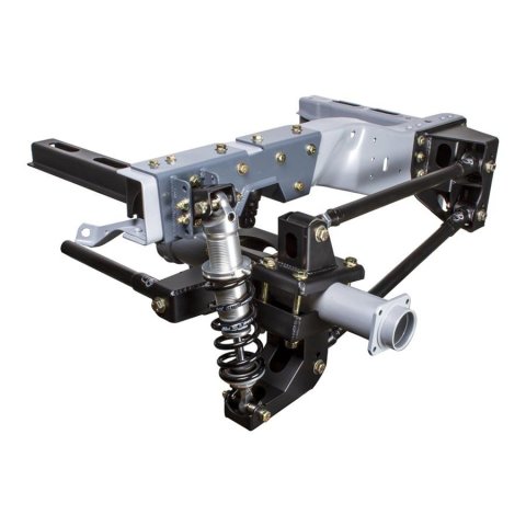 Detroit Speed QUADRALink Rear Suspension Kits 041751-SDS QuadraLink Suspension, Weld-On, Steel, Black Powdercoated, Single Adjustable Shocks, Weld-In Axle Bracket, Chevrolet, GMC, Kit