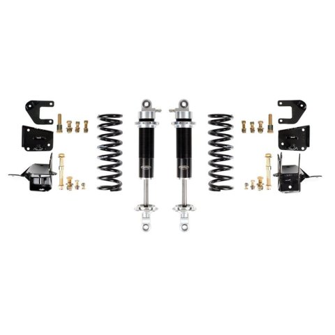 Detroit Speed Single Adjustable Coilover Kits 042404-SDS Kit, Rear, Gas Shocks, 175 lbs./in. Spring Rate, Buick, Chevy, Oldsmobile, Pontiac, Kit
