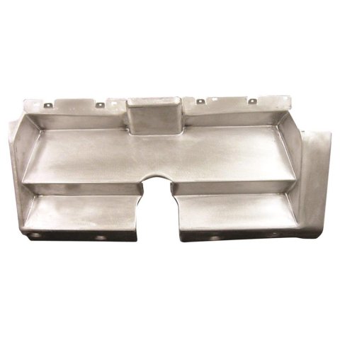 Detroit Speed Steel Dash Inserts 010401VDS Panel Insert, Custom, Unlit, Steel, Natural, Chevrolet, Each