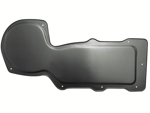 Detroit Speed Heater Delete Plates 010902DS Plate, Steel, Natural, 0.048 in. Thick, Buick, Chevy, Oldsmobile, Pontiac, Each