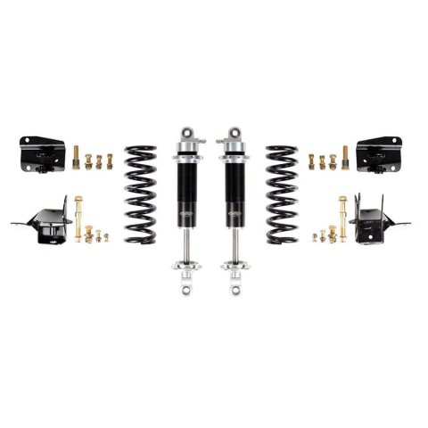 Detroit Speed Non-Adjustable Coilover Kits 042405DS Kit, Rear, Gas Shocks, 150 lbs./in. Spring Rate, Buick, Chevy, Oldsmobile, Pontiac, Kit