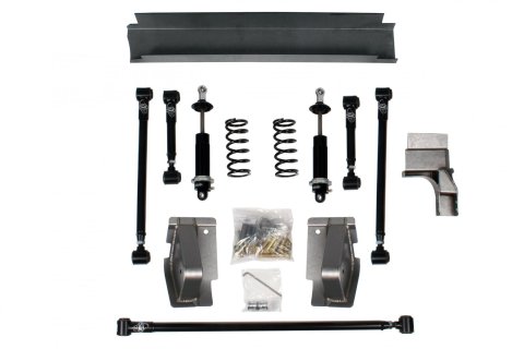 Detroit Speed QUADRALink Rear Suspension Kits 041705-DADS Four Link Kit, Double Adjustable Coilovers, 1967-69 Camaro, Firebird, Not Axle Brackets, Kit
