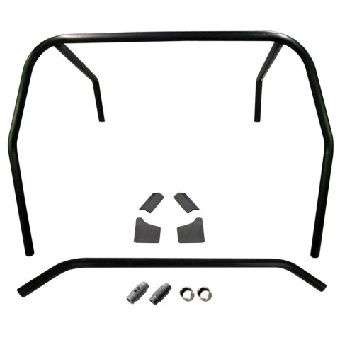 Detroit Speed Roll Cages for 1967-1969 CAMARO, FIREBIRD - 011302DS Cage, Street, 4-point, Mild Steel, Natural, 1.625 in. Tube Diameter, Chevy, Pontiac, Coupe Only, Kit
