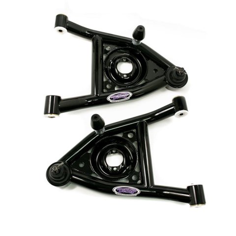 Detroit Speed Lower Control Arm Kits 031207DS Arms, Front Lower, Tubular, Steel, Black Powdercoated, Buick, Chevy, GMC, Oldsmobile, Pontiac, Pair