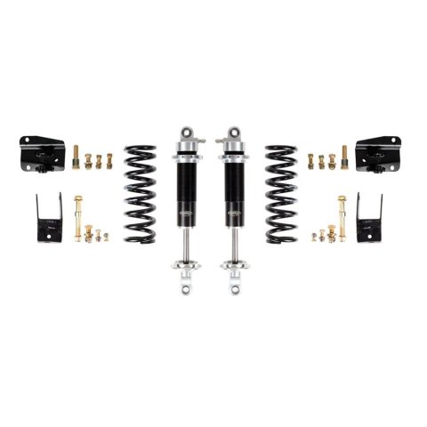 Detroit Speed Single Adjustable Coilover Kits 042412-SDS Kit, Rear, Gas Shocks, 150 lbs./in. Spring Rate, Buick, Chevy, Oldsmobile, Pontiac, Kit