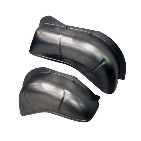 Detroit Speed Mini-Tubs 040404DS Wheelhouses, Deep, Mini-tub Design, Steel, Natural, Rear Inner, Chevy, Pair