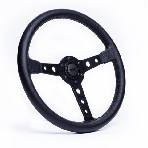Detroit Speed Inc Steering Wheels 092570BDS MPI AD 70 BLK LEATHER SW BLK CNTR W/HORN