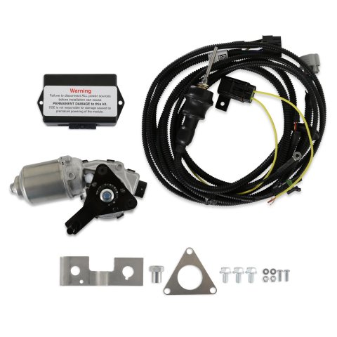 Detroit Speed Selecta Windshield Wiper Conversion Kits 121655 Kits, Speed, Motor, Rotary Switch, Delay, Aluminum Adapter Plate, Ford, Kit