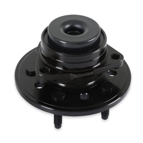 Detroit Speed Wheel Hub Conversion Kits 030603DS Hubs, Black, 6-Lug to 5-Lug, Chevrolet, GMC, Pair.