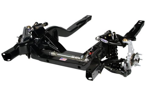 Detroit Speed Hydroformed Subframes 032014-SDS Front Suspension Packages, Subframe, 5 x 4 3/4 in. Wheel Bolt Circle, Single Adjustable Coilovers, Crossmember, Chevrolet, Pontiac, Kit
