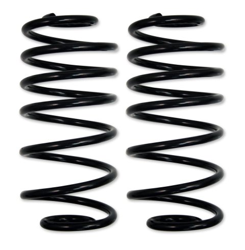 Detroit Speed Lowering Springs 041814PDS Spring, Rear, Coil Type, Black Powdercoated, Chevy, Pontiac, Pair