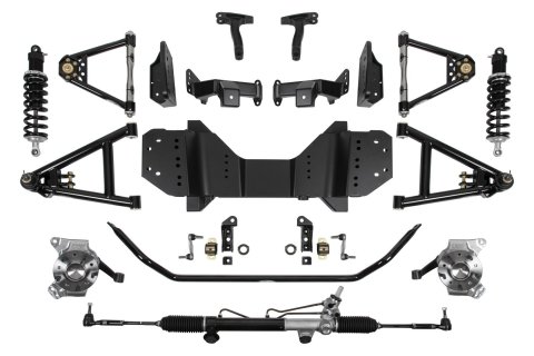 Detroit Speed SpeedMAX Front Suspension Packages 032080DS Package, Dual 5 x 5 and 5 x 4 3/4 in. Bolt Patterns, Non-Adjustable Coilovers, Chevy, GMC, Kit