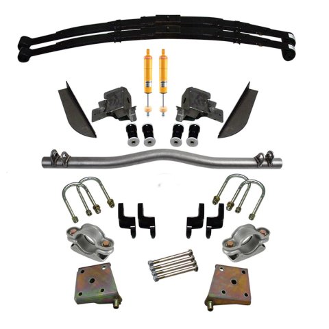Detroit Speed Mini-Tub Leaf Spring Kits 041236DS Suspension Package, Rear, Springs, 3 in. Drop, Pontiac, Kit