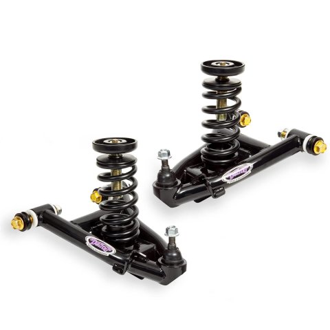 Detroit Speed Inc Control Arms 030344DS Arms, Weight Jack, Tubular, Ball Joints Included, Steel, Black Powdercoated, 700 lb/in. Springs, Ford, Mercury, Kit