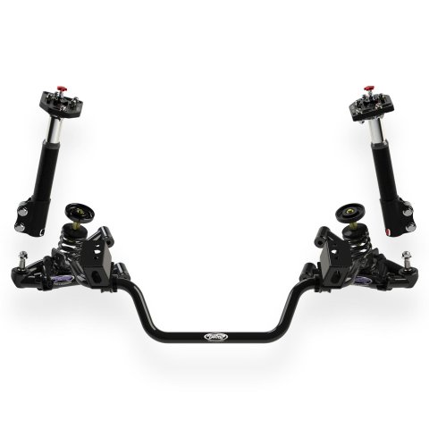 Detroit Speed Front Kit 1 Handling Packages 031384DS Suspension Package, 1, Coil Springs, Single Adjustable Shocks, Sway Bar, Lower Control Arms, Front, Ford,